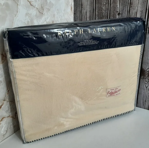 Ralph Lauren Waltham Stripe King Blanket MSRP $430 - Picture 14 of 15